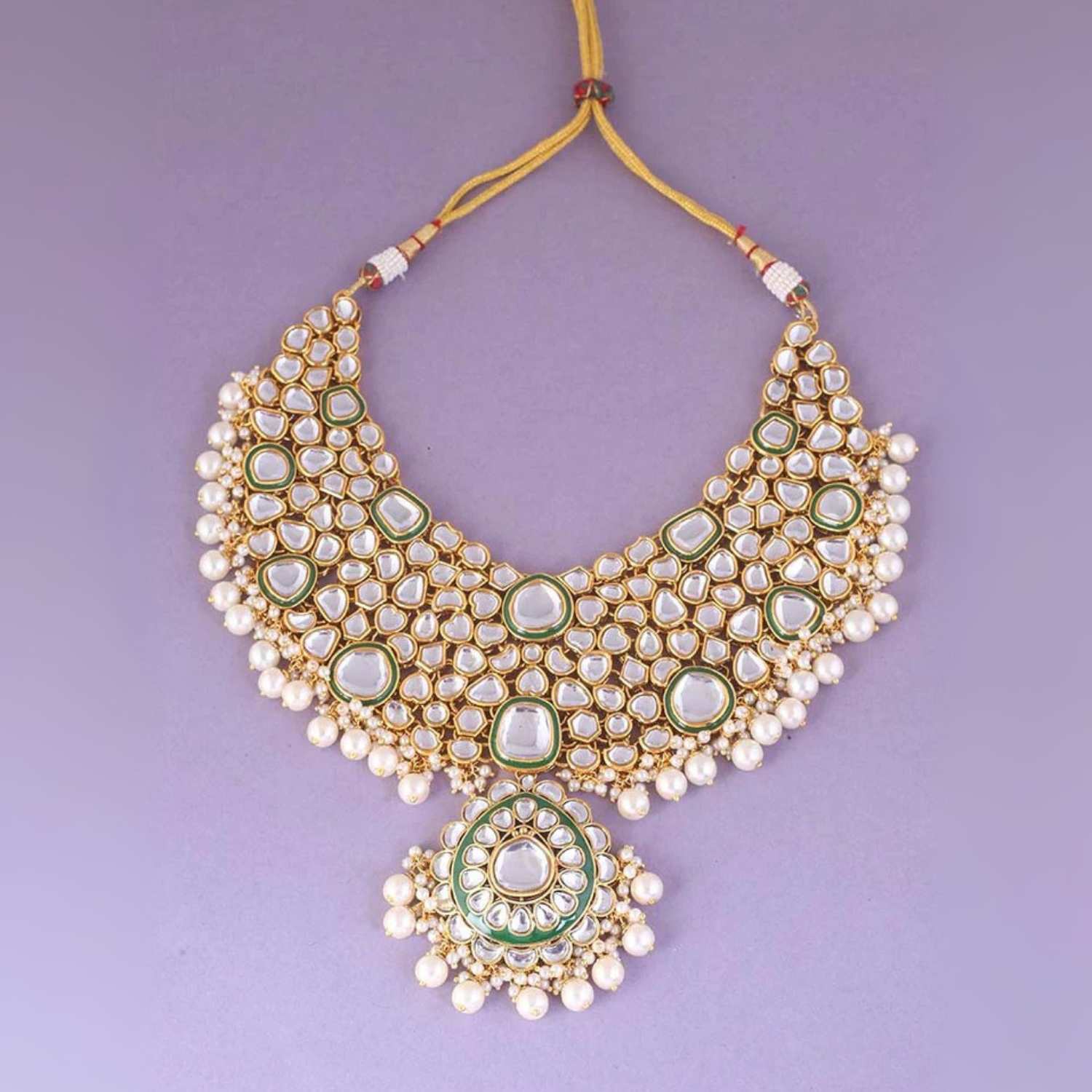 Ivory Aishwarya Bridal Jewellery Set - Image 4