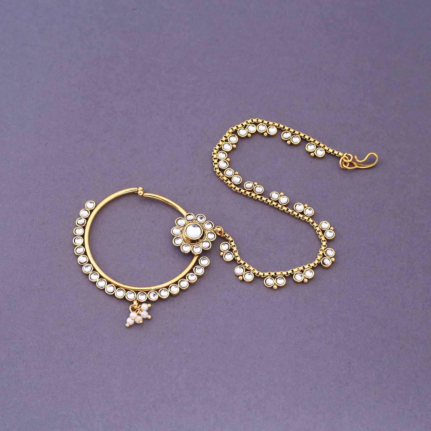 Ivory Annuja Bridal Jewellery Set - Image 11