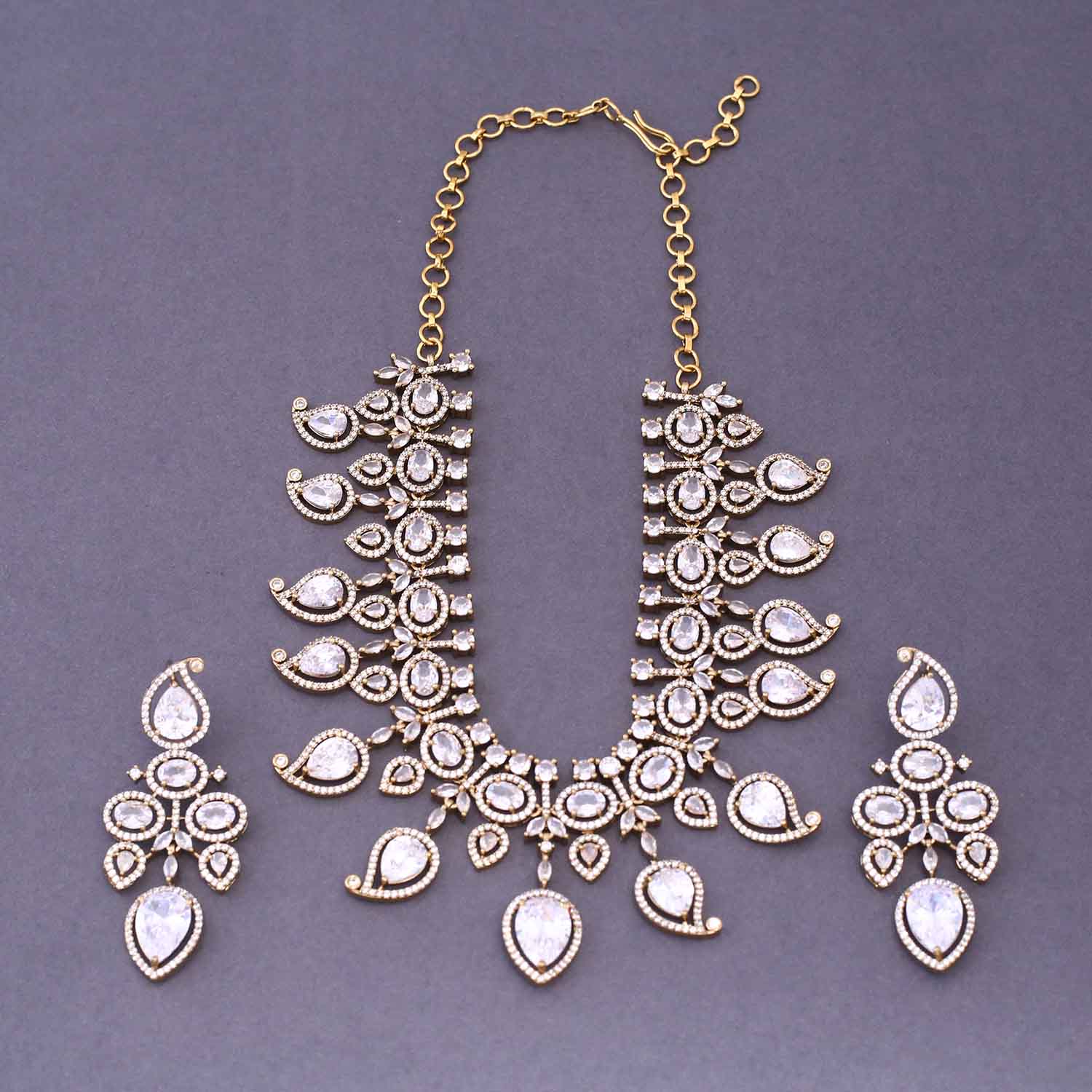 Ivory Atina Victorian Jewellery Set - New Arrival - Image 3
