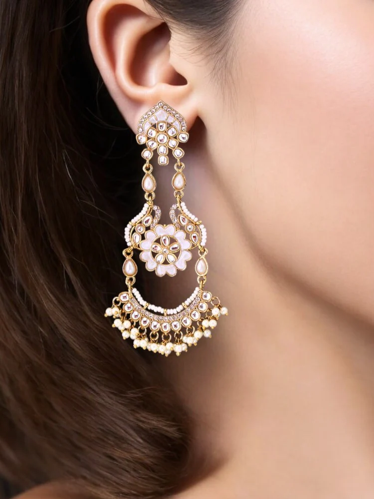 Ivory Dia Chandbalis - Image 2