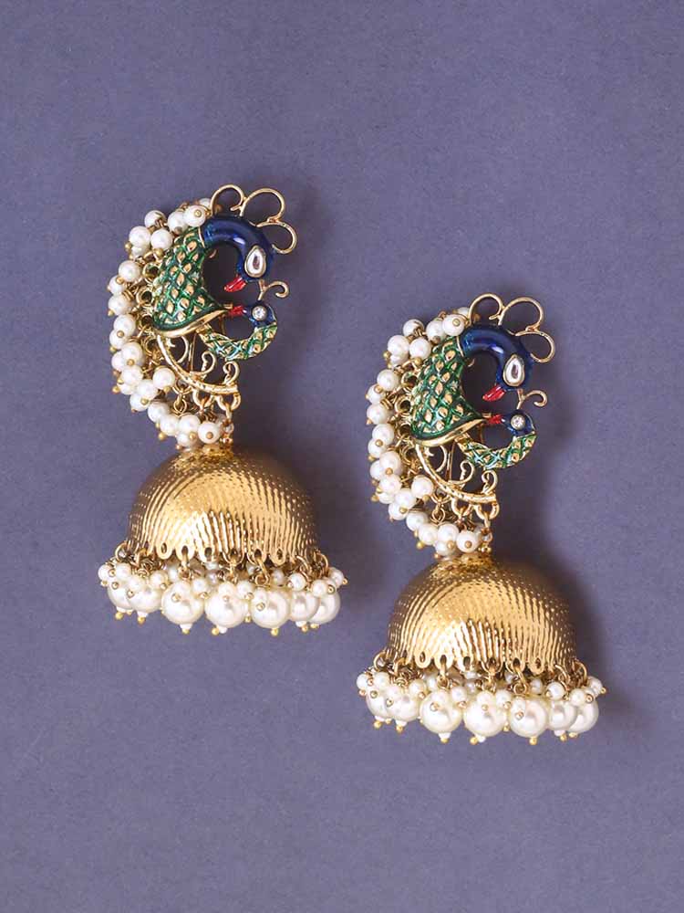 Ivory Eesa Jhumkis - Image 2