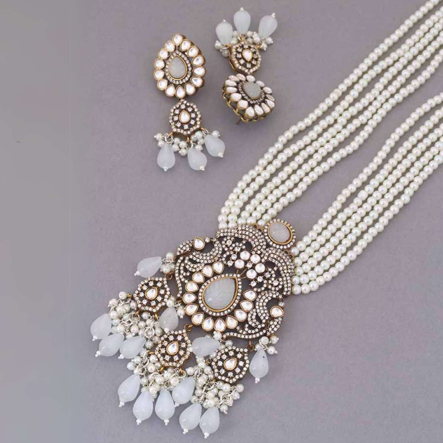 Ivory Eilis Victorian Diamond Jewellery Set - Image 4