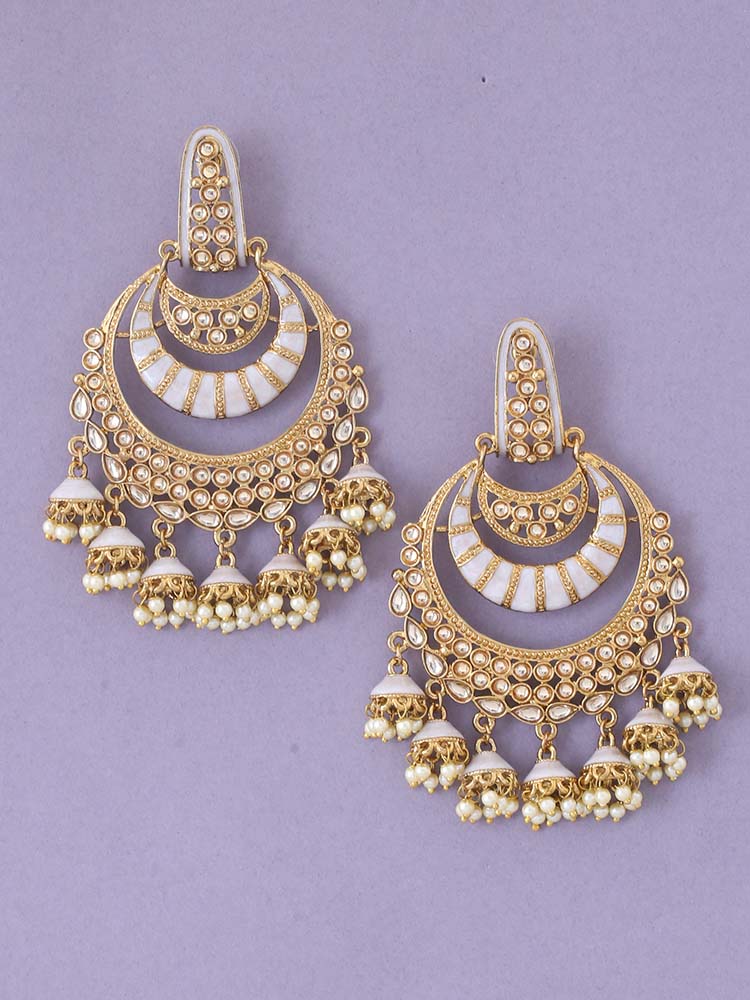 Ivory Fiona Jhumkis - Image 2