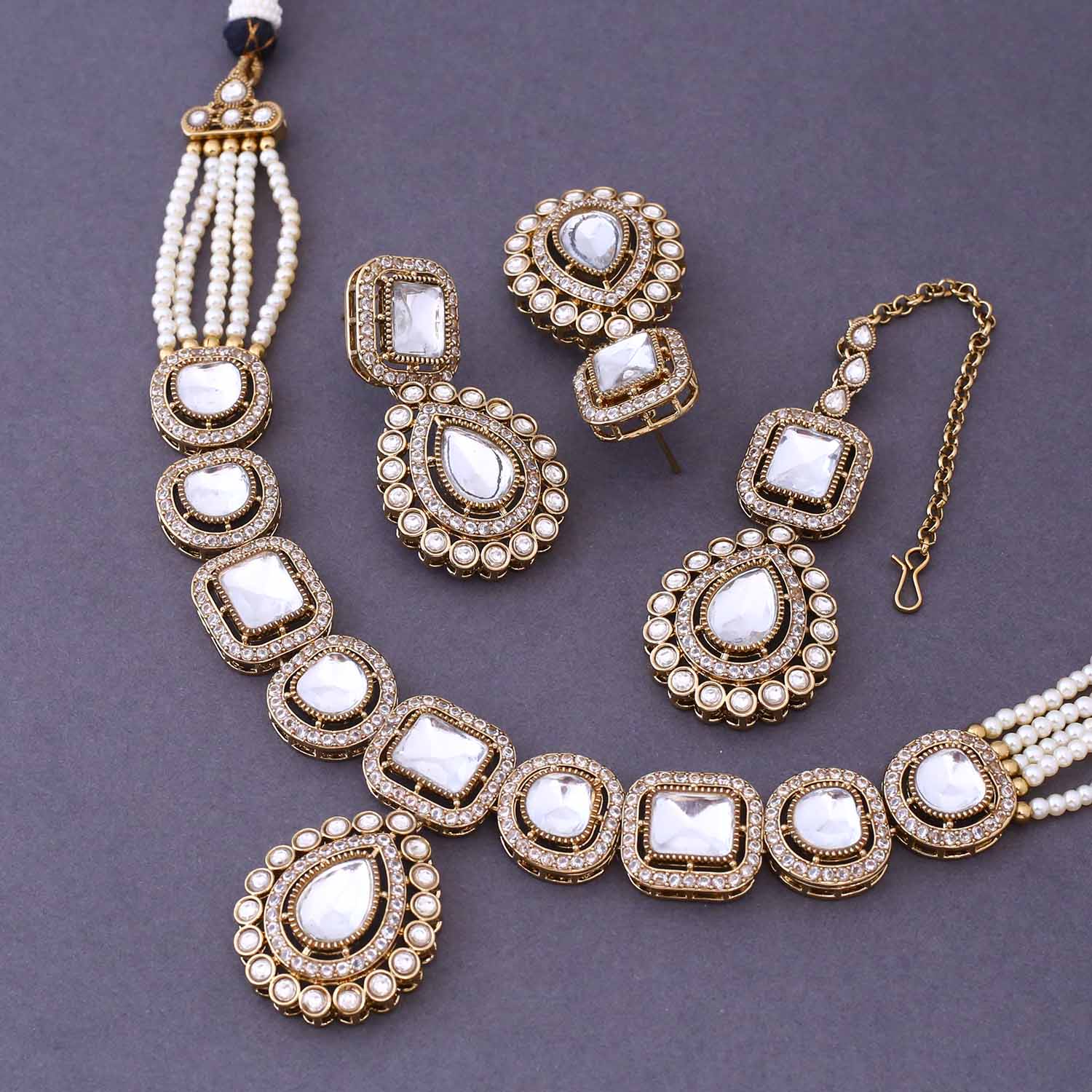 Ivory Gisele Victorian Jewellery Set - New Arrival - Image 4