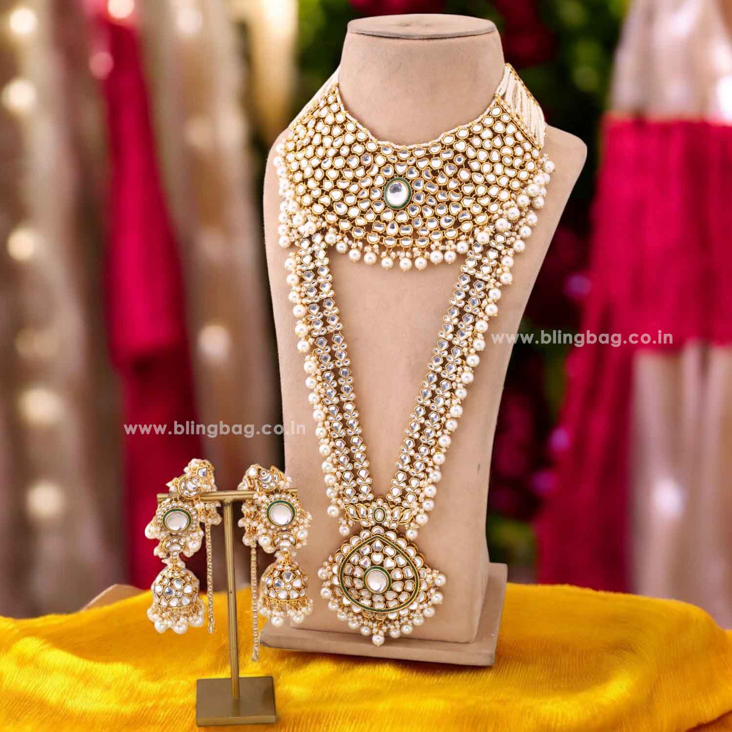 Ivory Hamsika Bridal Jewellery Set - Image 3