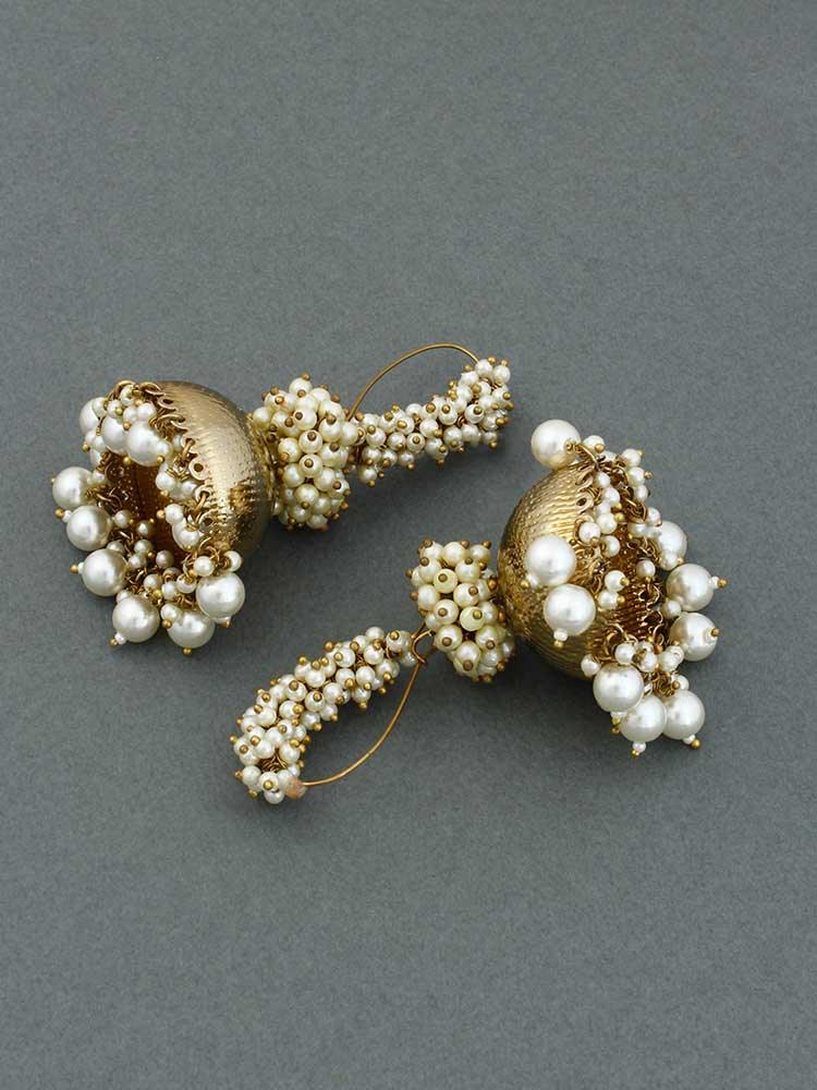 Ivory Jivansh Jhumkis - Image 2