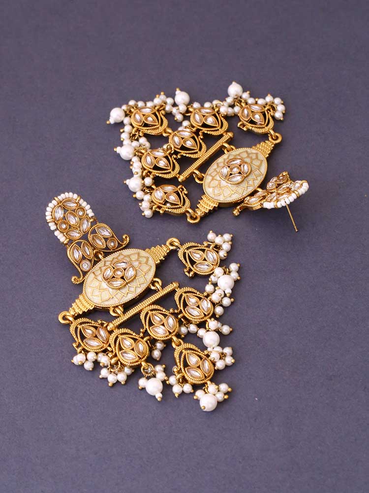 Ivory Kajol Danglers - Image 4