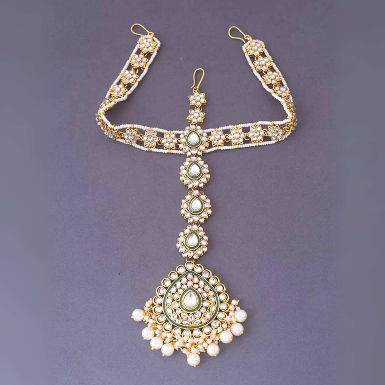 Ivory Keerthana Bridal Jewellery Set - Image 6