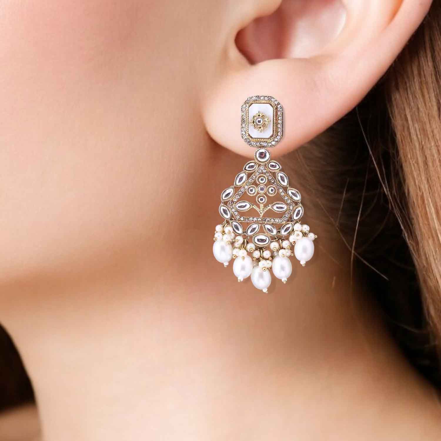 Ivory Madhuka Danglers - Image 2