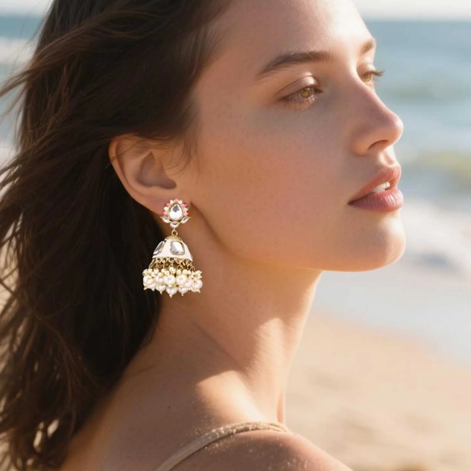 Ivory Munira Jhumkis - Image 2