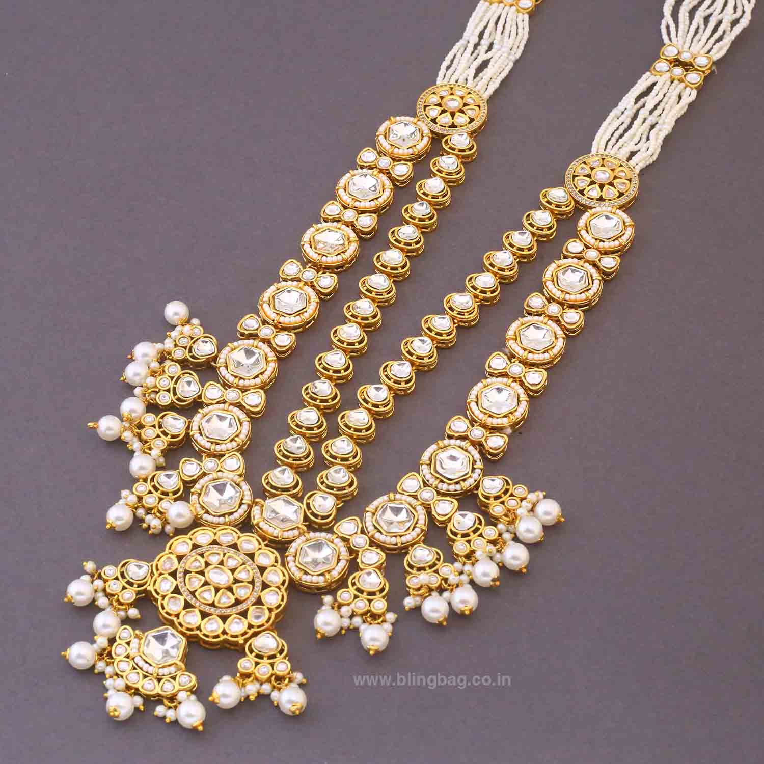 Ivory Nitia Bridal Jewellery Set - Image 4