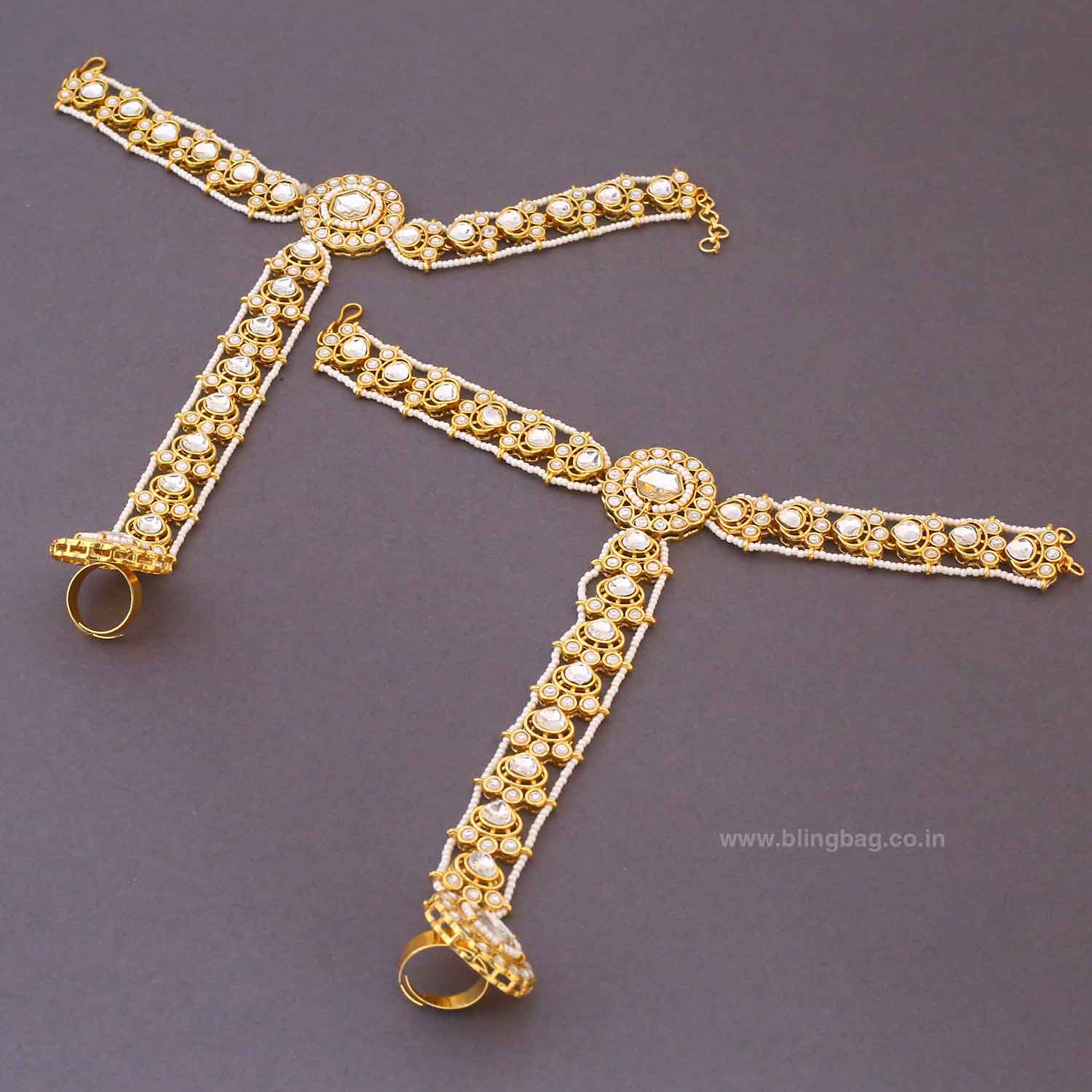 Ivory Nitia Bridal Jewellery Set - Image 8