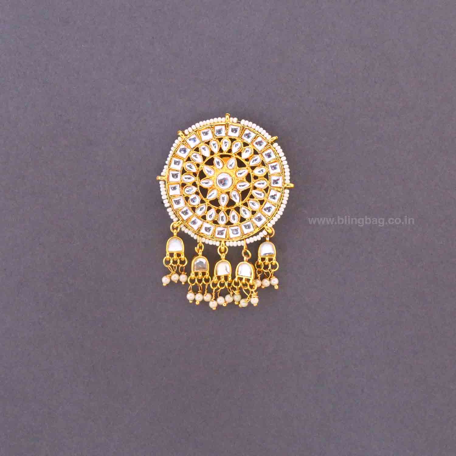 Ivory Payala Hair Chooti - Image 3