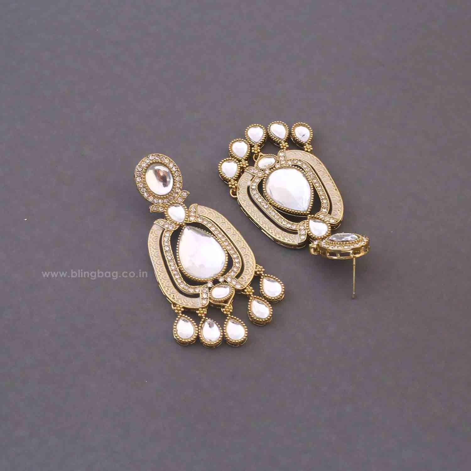Ivory Pranali Danglers - Image 3