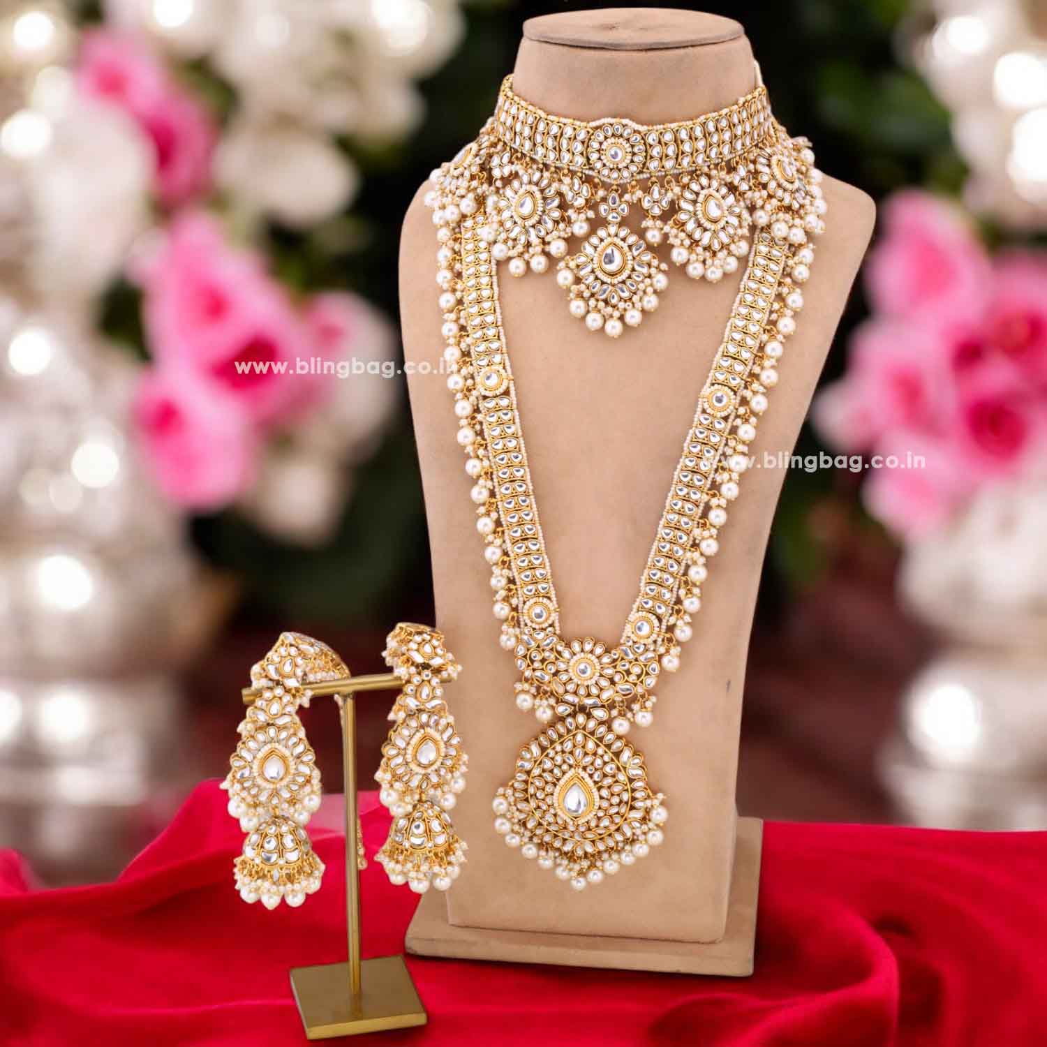 Ivory Rohiya Bridal Jewellery Set - Image 2