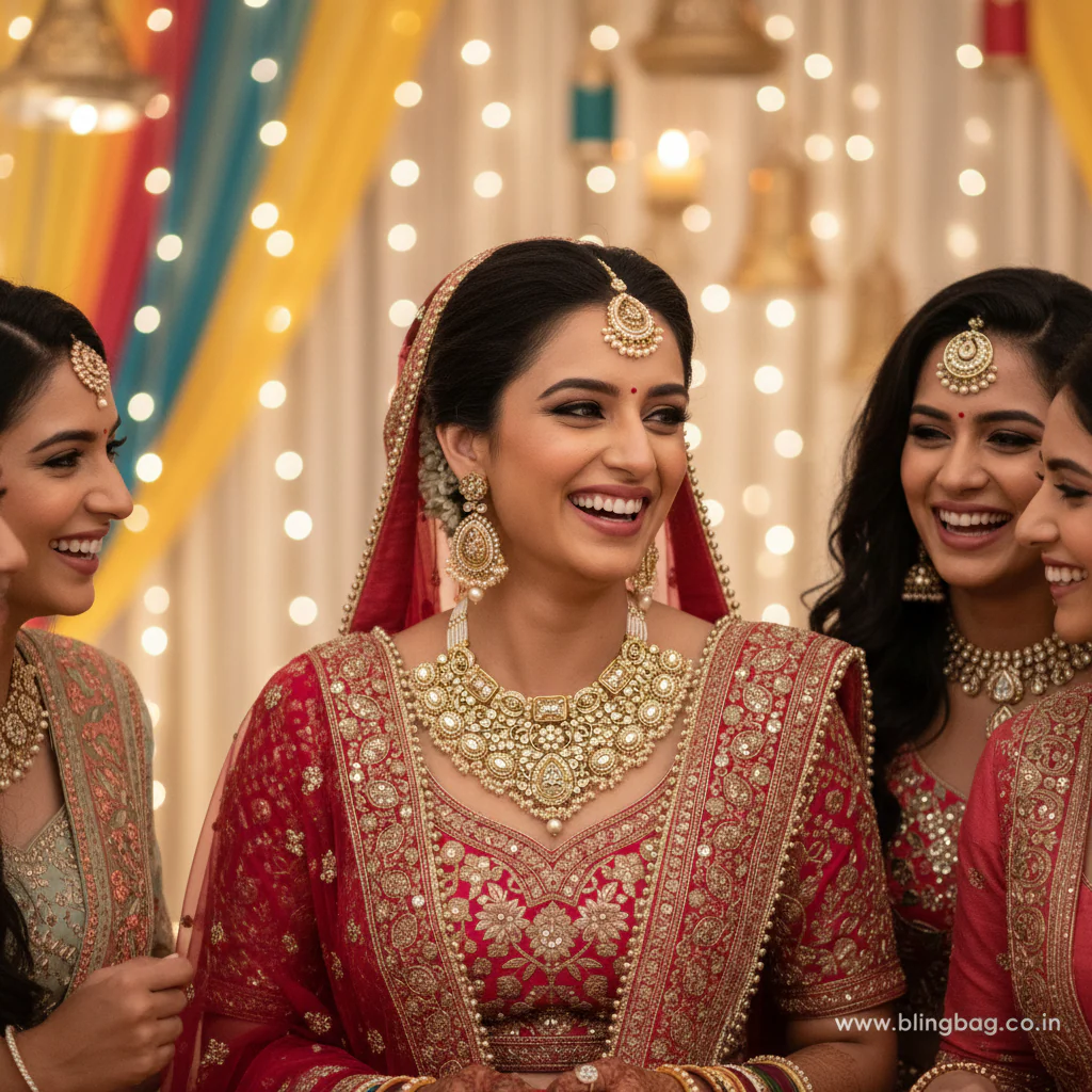 Ivory Roshnika Kundan Jewellery Set