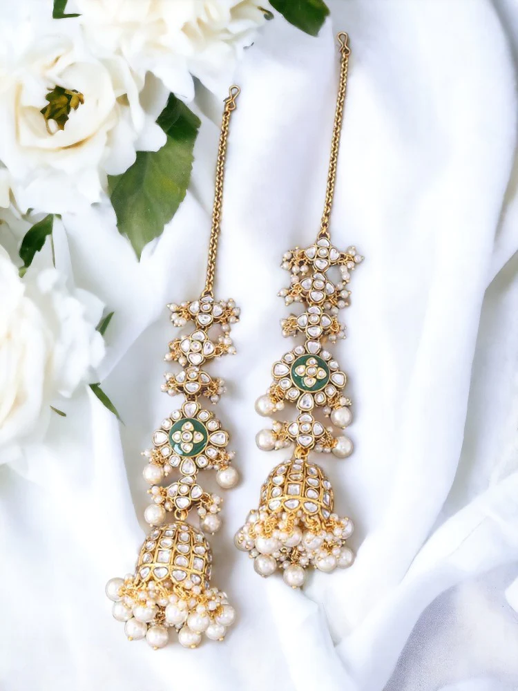 Ivory Sanchal Jhumkis