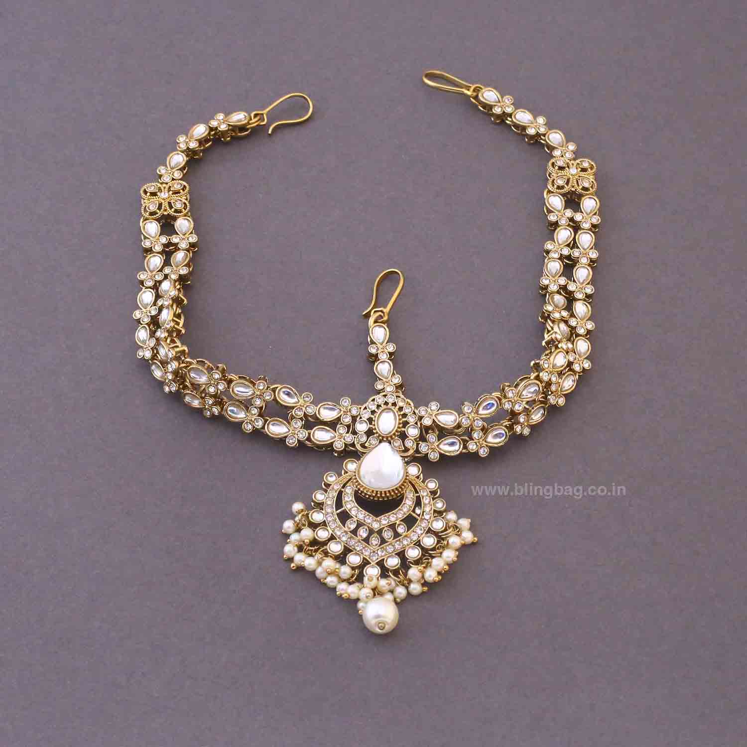 Ivory Sneha Bridal Jewellery Set - Image 4