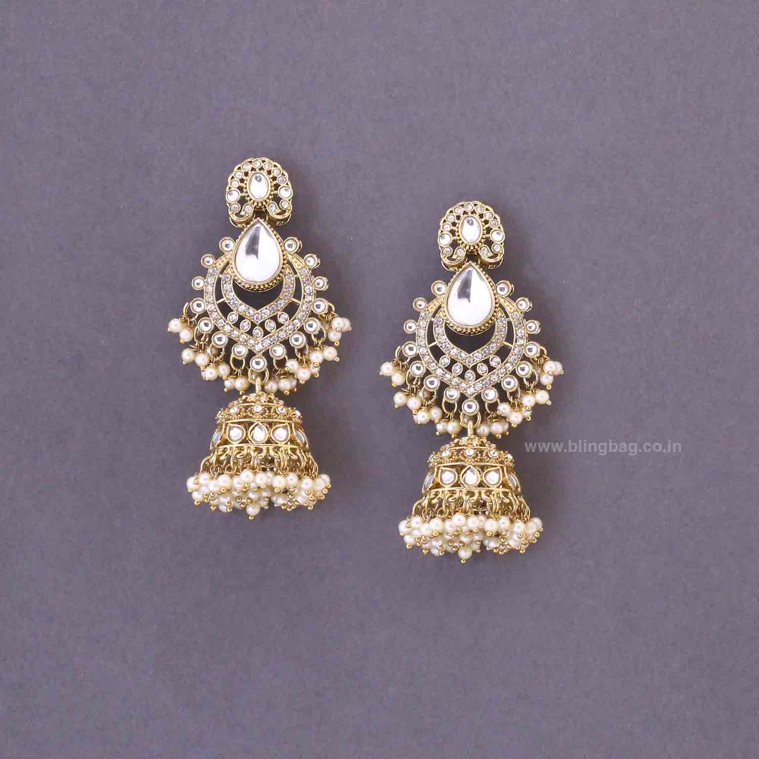 Ivory Sneha Bridal Jewellery Set - Image 6