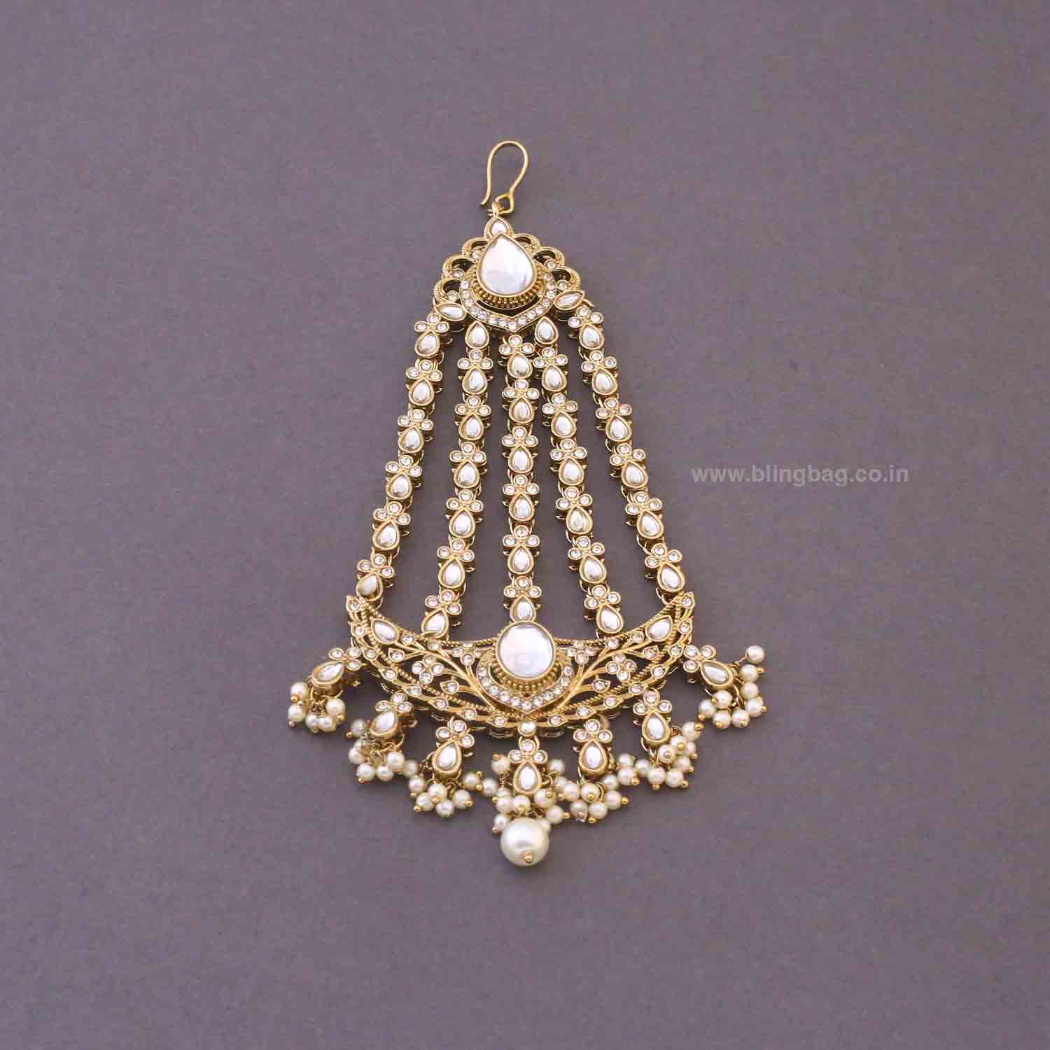 Ivory Sneha Bridal Jewellery Set - Image 8