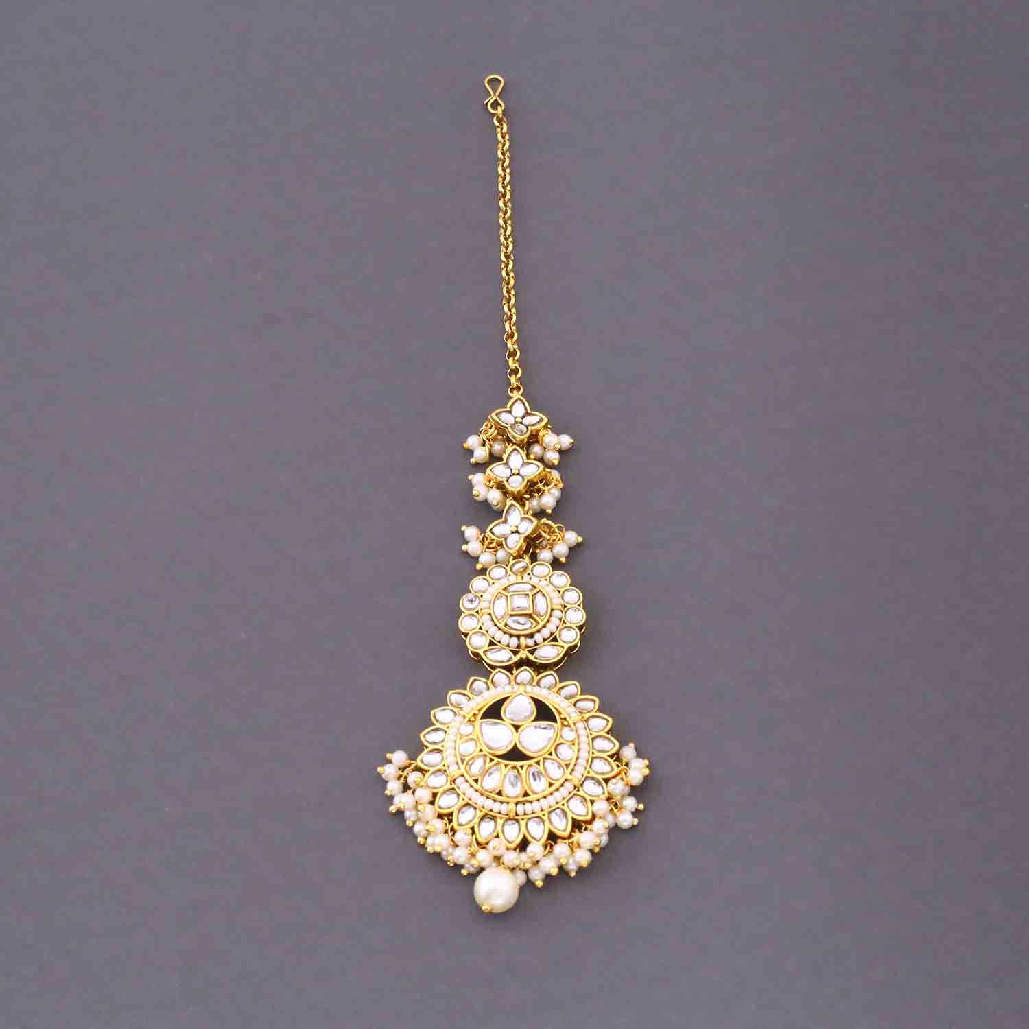 Ivory Tarini Kundan Bridal Jewellery Set - Image 6