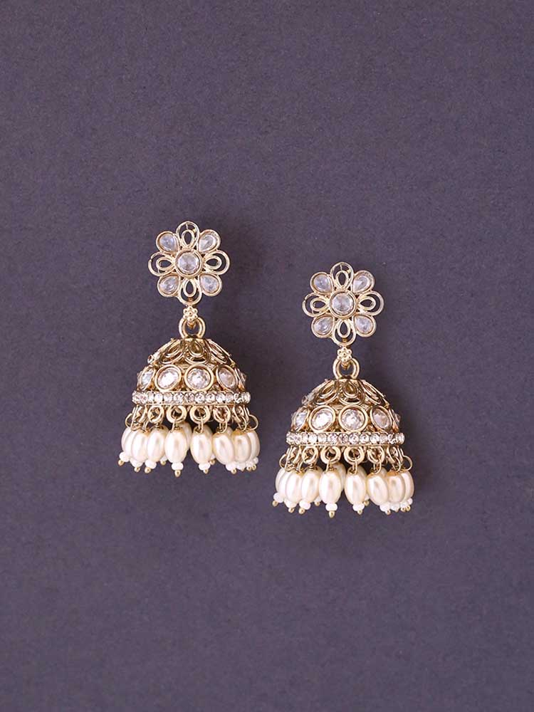Ivory Vayavi Jhumkis - Image 3