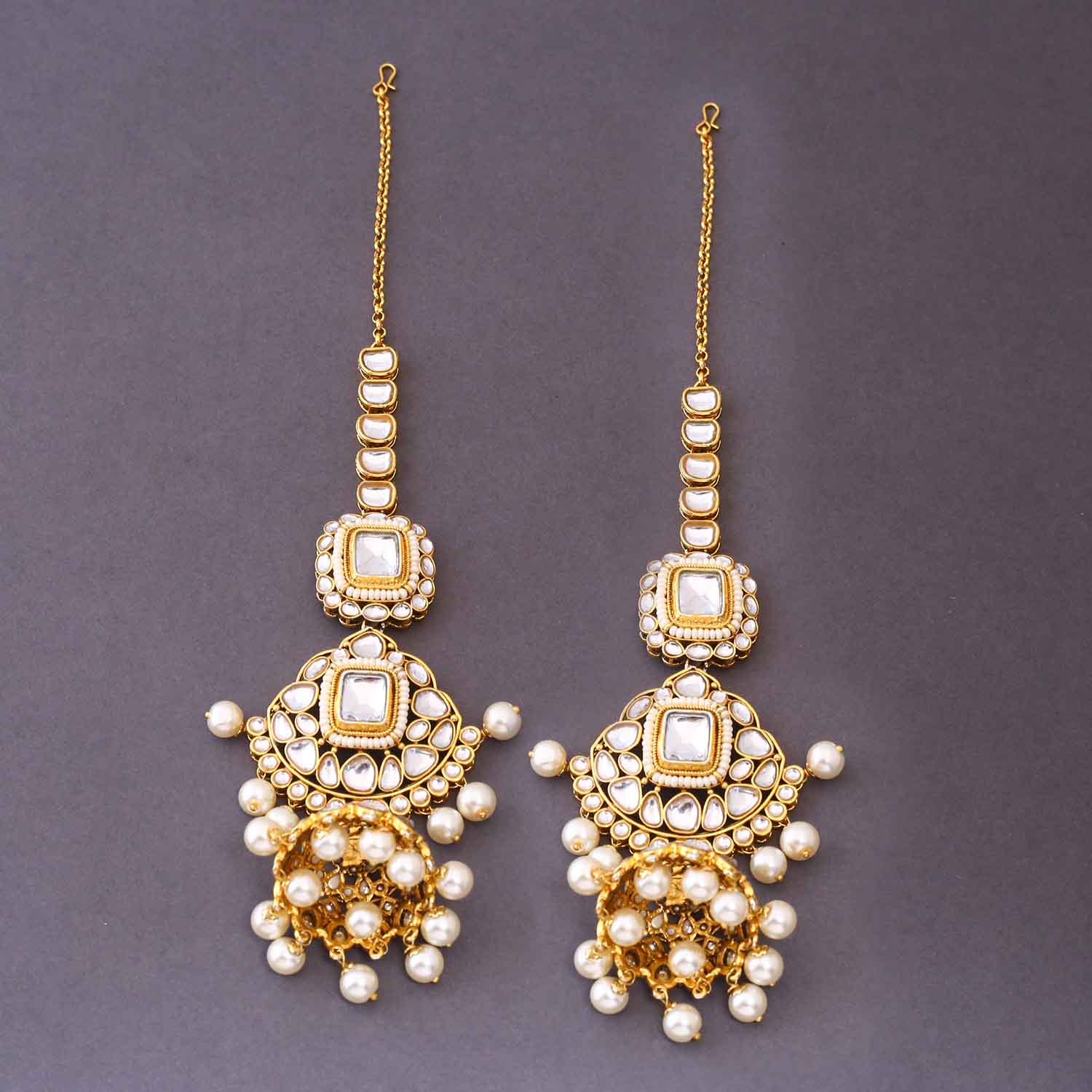 Ivory Vishalakshi Bridal Jewellery Set - Image 7