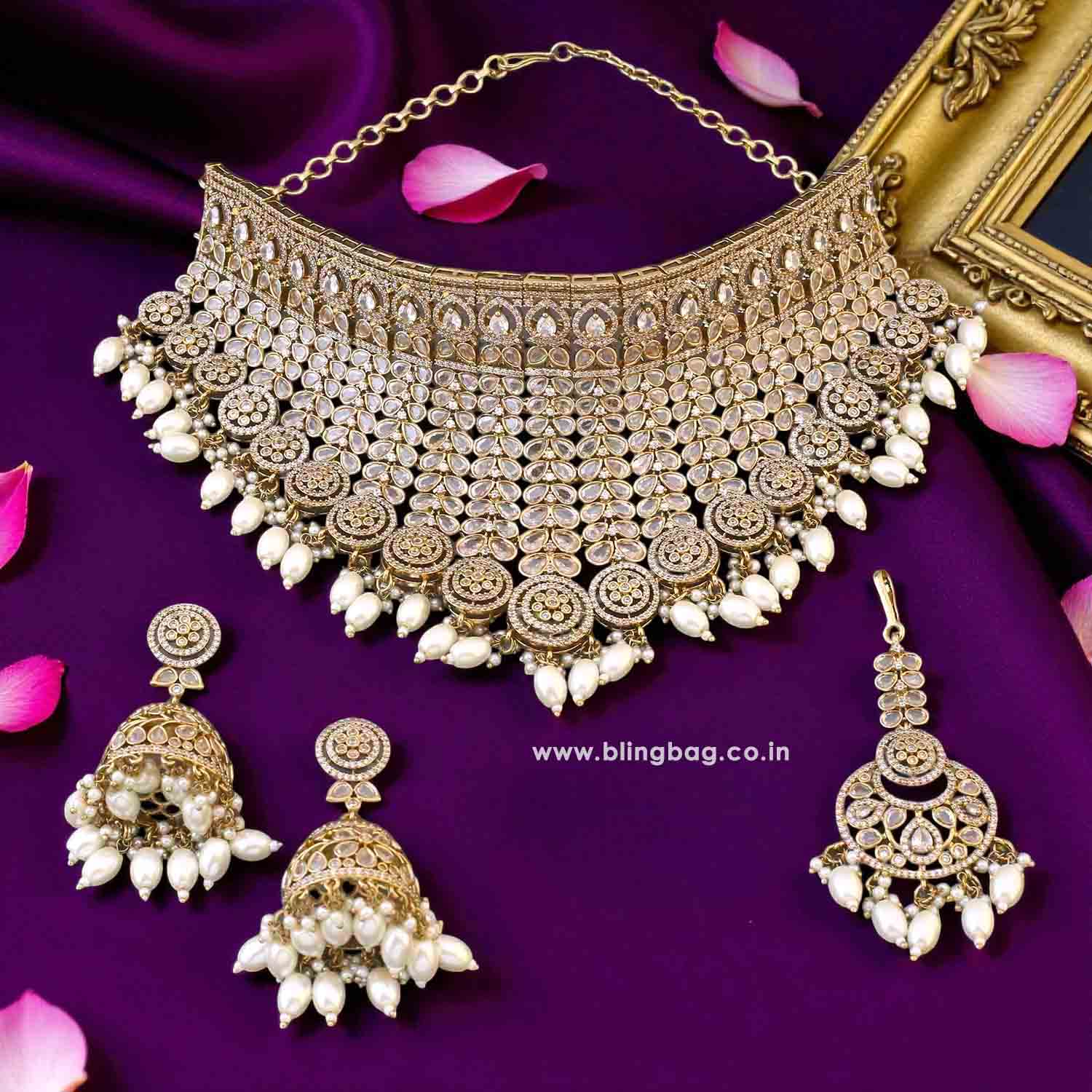 Ivory Zorina Victorian Jewellery Set - New Arrival - Image 2