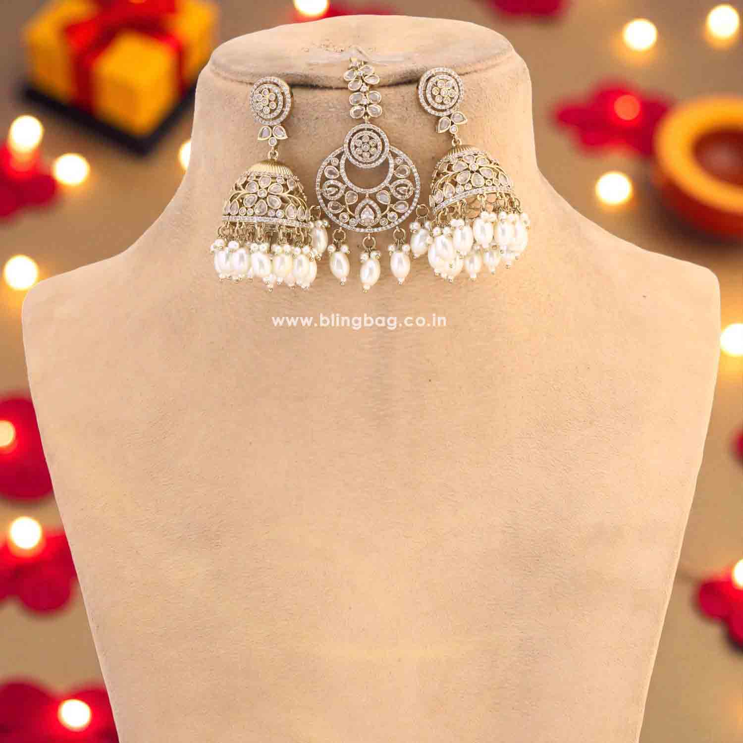 Ivory Zorina Victorian Jewellery Set - New Arrival - Image 4