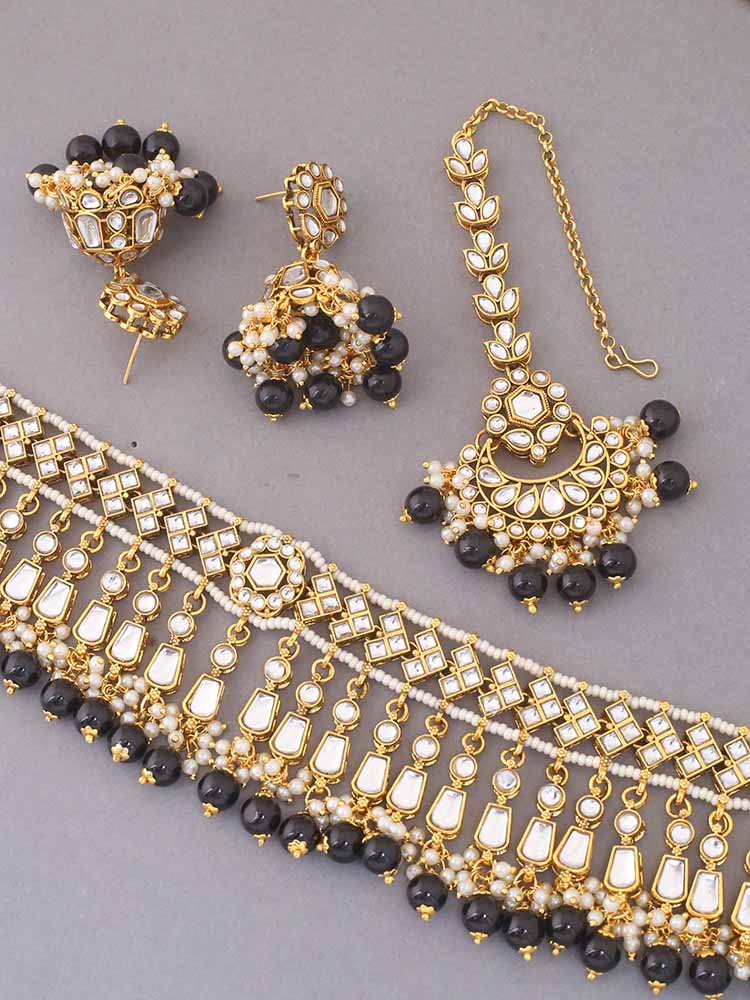 Jet Aanandi Jewellery Set - Image 4