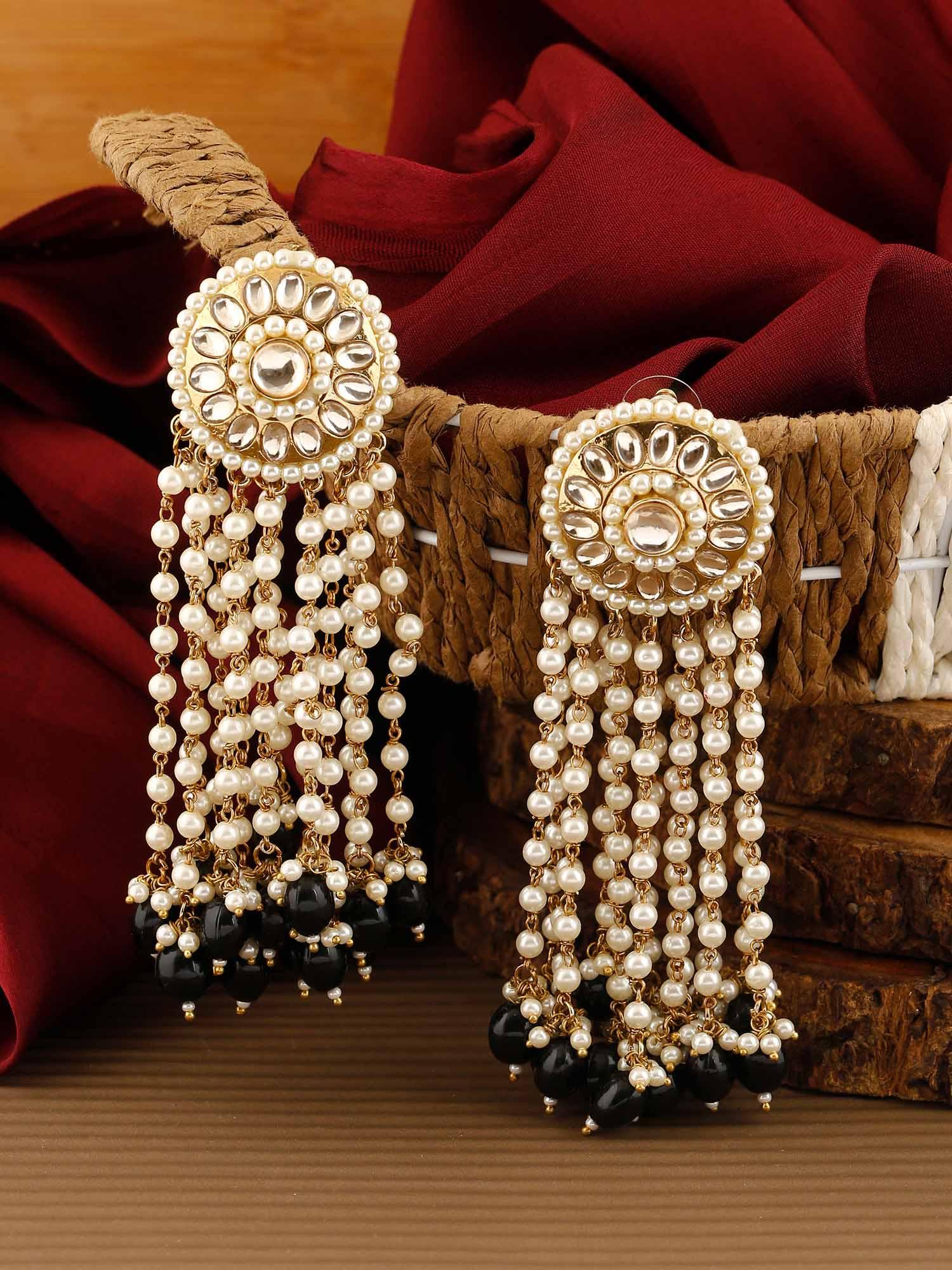 Jet Heer Tassel Earrings