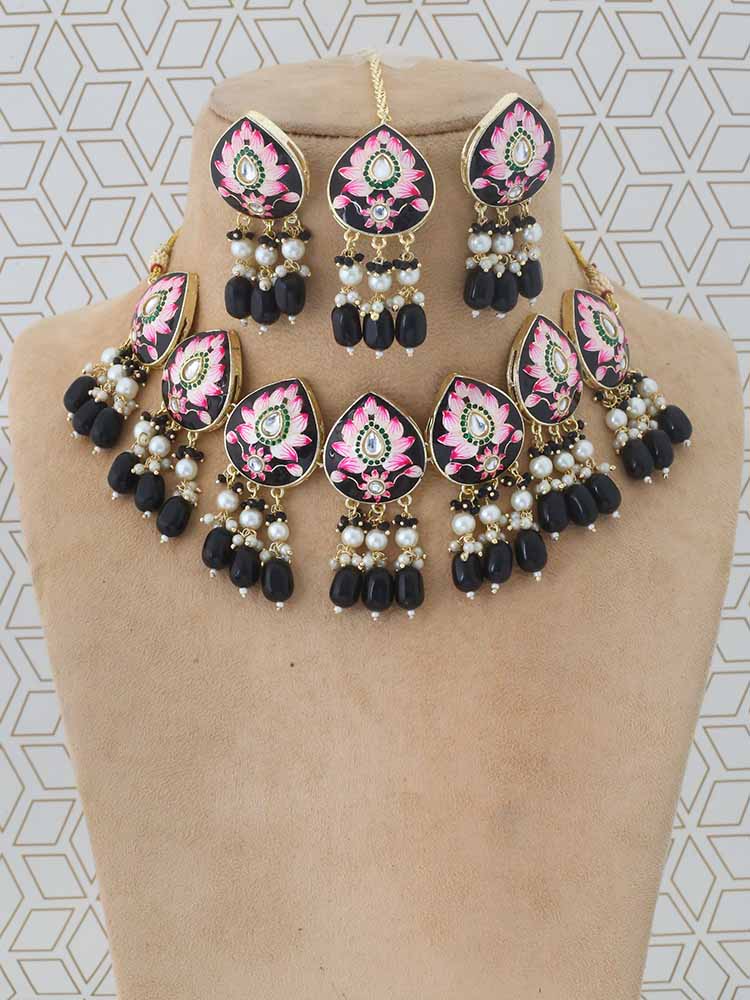 Jet Pradhnya Jewellery Set