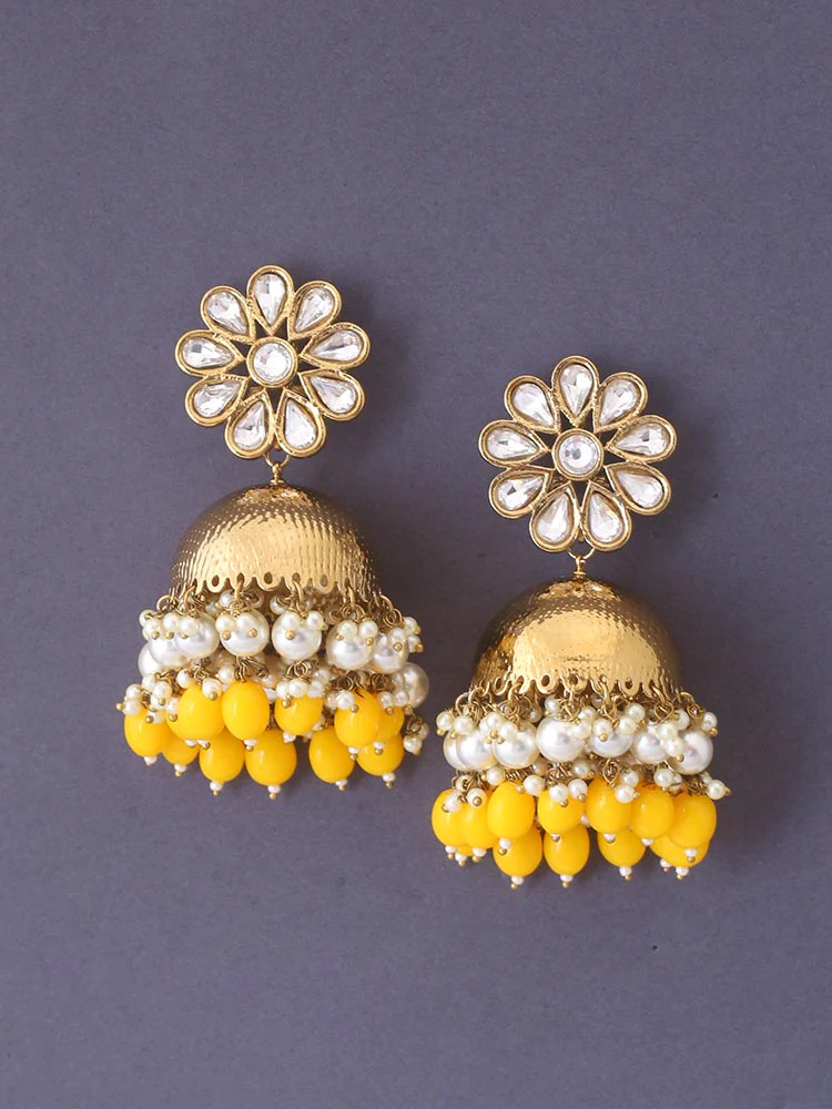 Lemon Akashita Jhumkis - Image 3