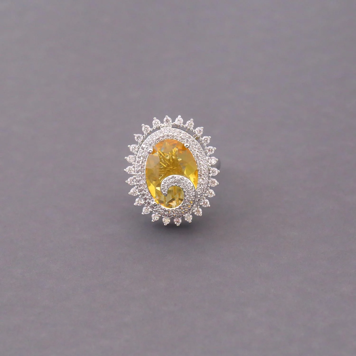 Lemon Antigoni Adjustable Ring - Image 2