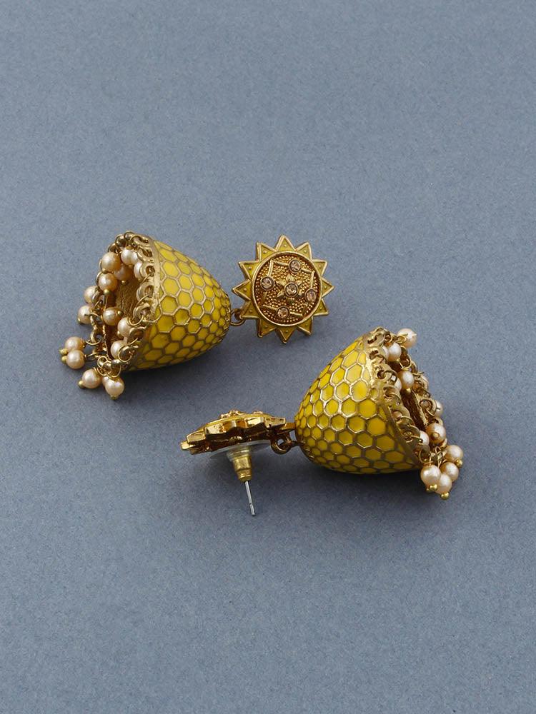 Lemon Bell Jhumkis - Image 4