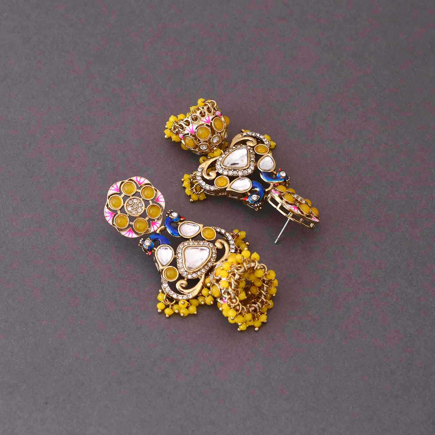 Lemon Bhagya Jhumkis - Image 4