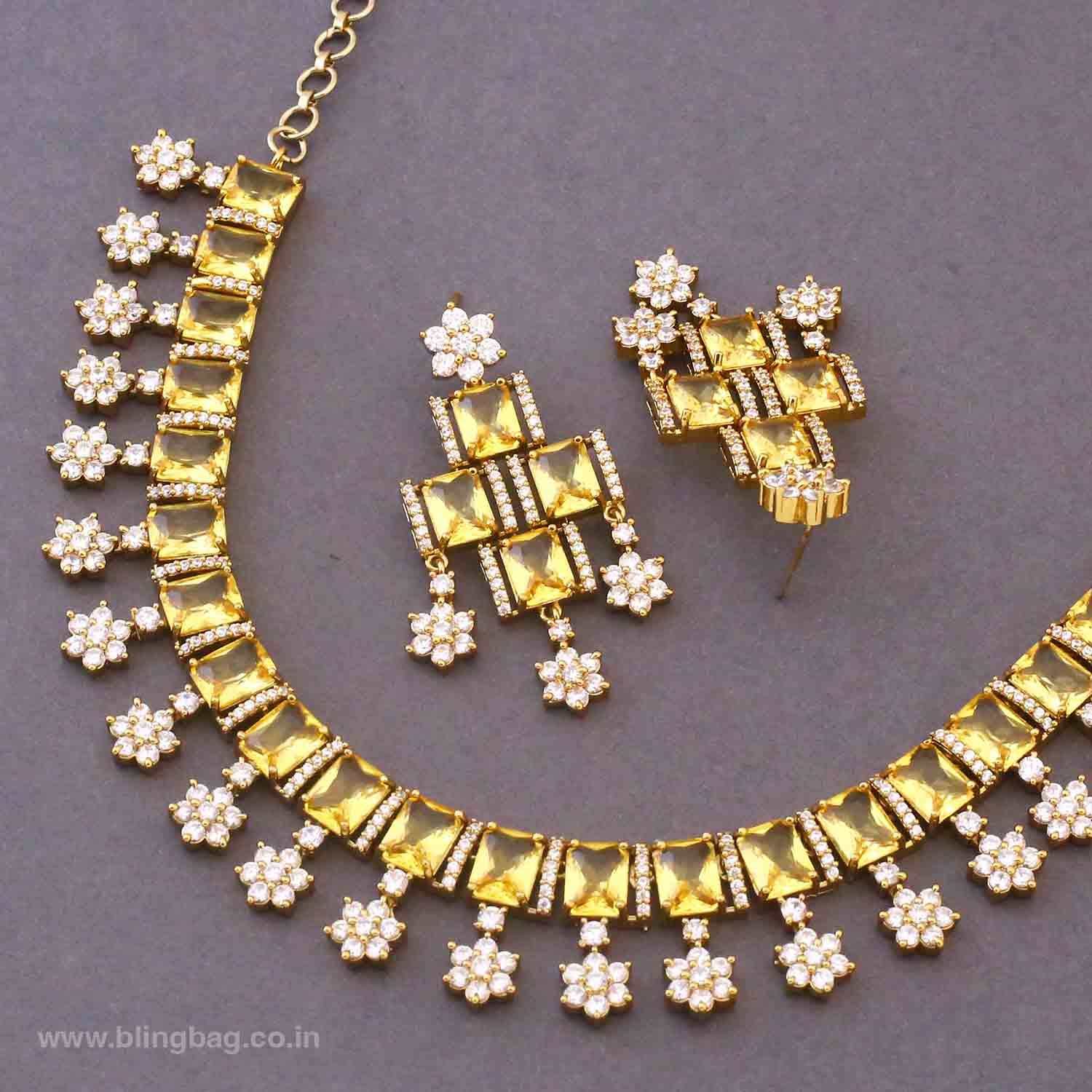 Lemon Clairee Victorian Jewellery Set- New Arrivals - Image 5