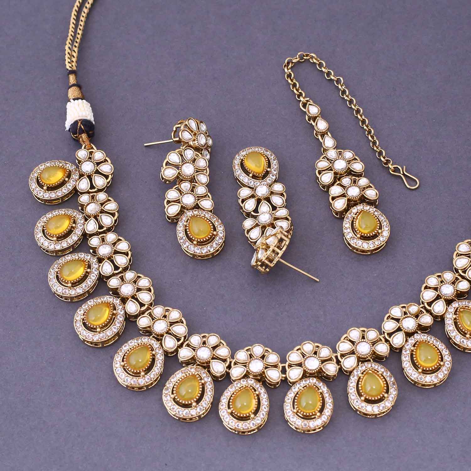 lemon Darcey Victorian Jewellery Set- New Arrival - Image 4