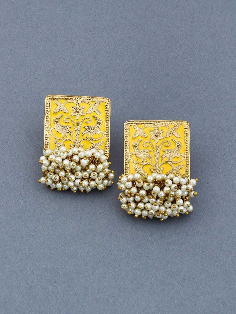 Lemon Gowri Studs - EOSS - Image 3