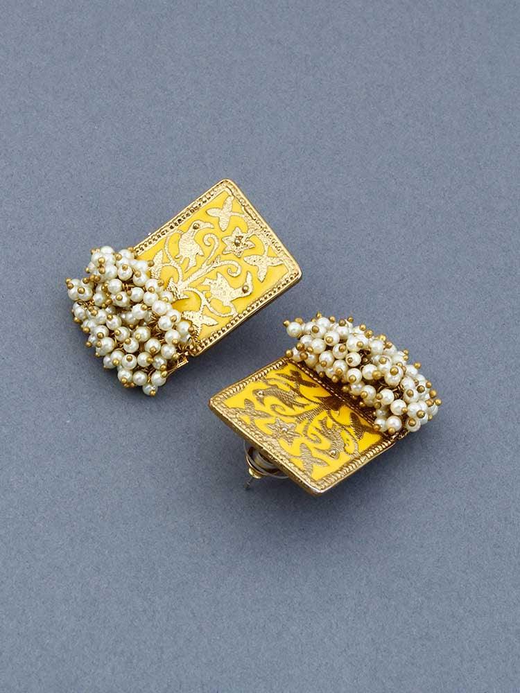 Lemon Gowri Studs - EOSS - Image 4