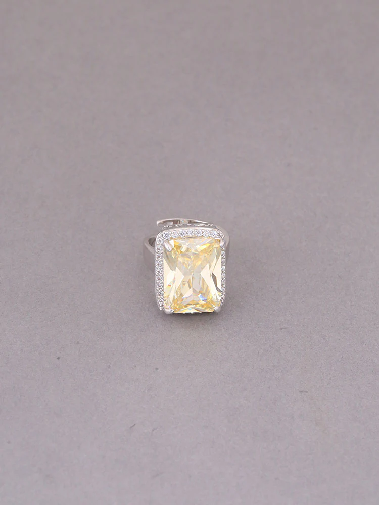 Lemon Kalliope Zirconia Ring - Image 2