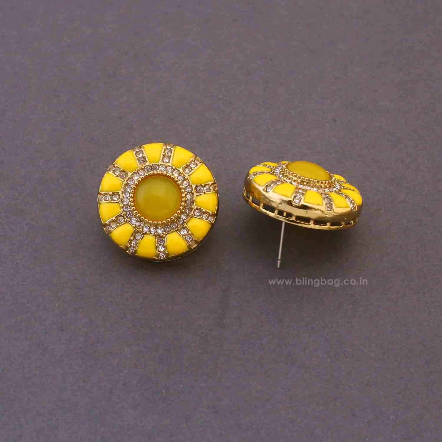 Lemon RhivanI Studs - Image 3