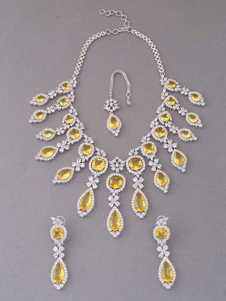 Lemon Mara Zirconia Jewellery Set - Image 3