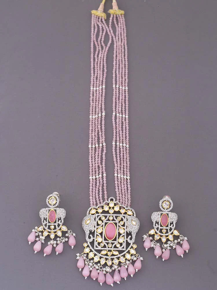 Lilac Aalizah Jewellery Set - Image 3
