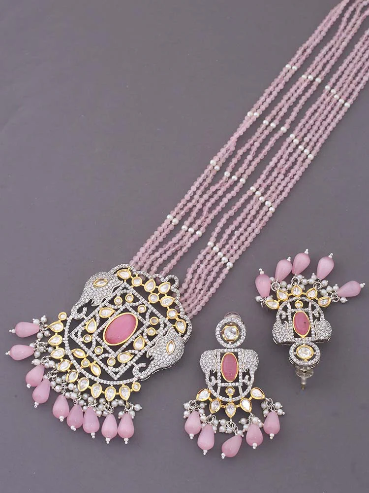 Lilac Aalizah Jewellery Set - Image 4
