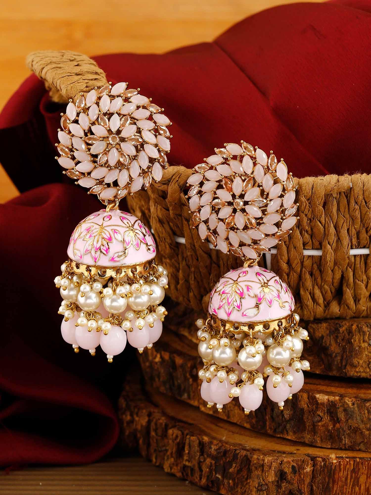 Lilac Jessi Jhumkis