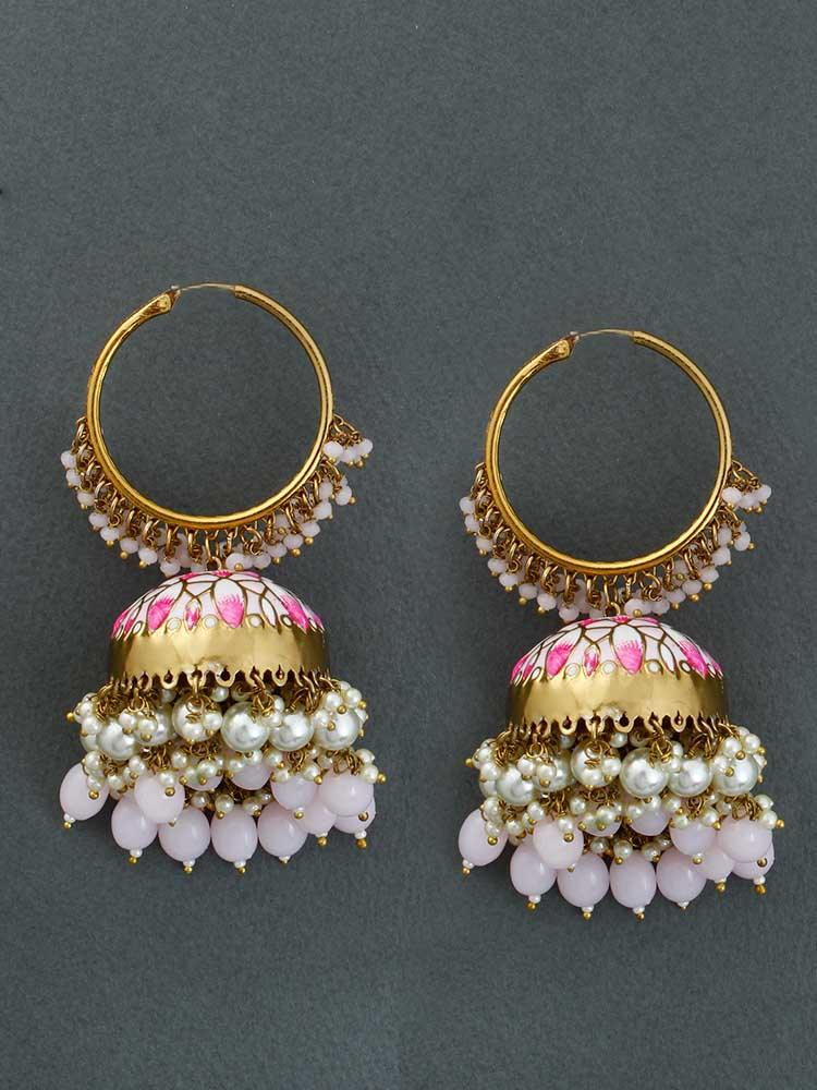 Lilac Rajamani Jhumkis - EOSS - Image 3