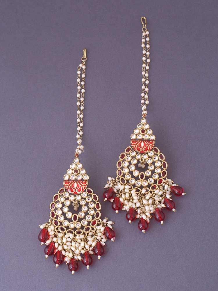 Maroon Jasmit Chaandbalis - EOSS - Image 2