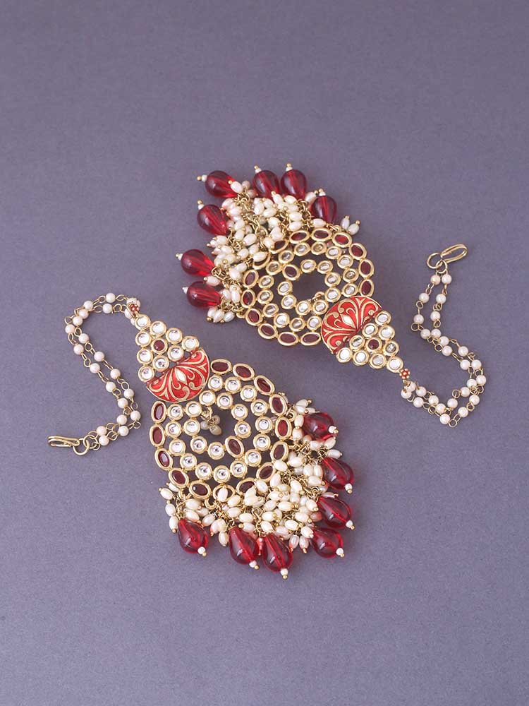 Maroon Jasmit Chaandbalis - EOSS - Image 3