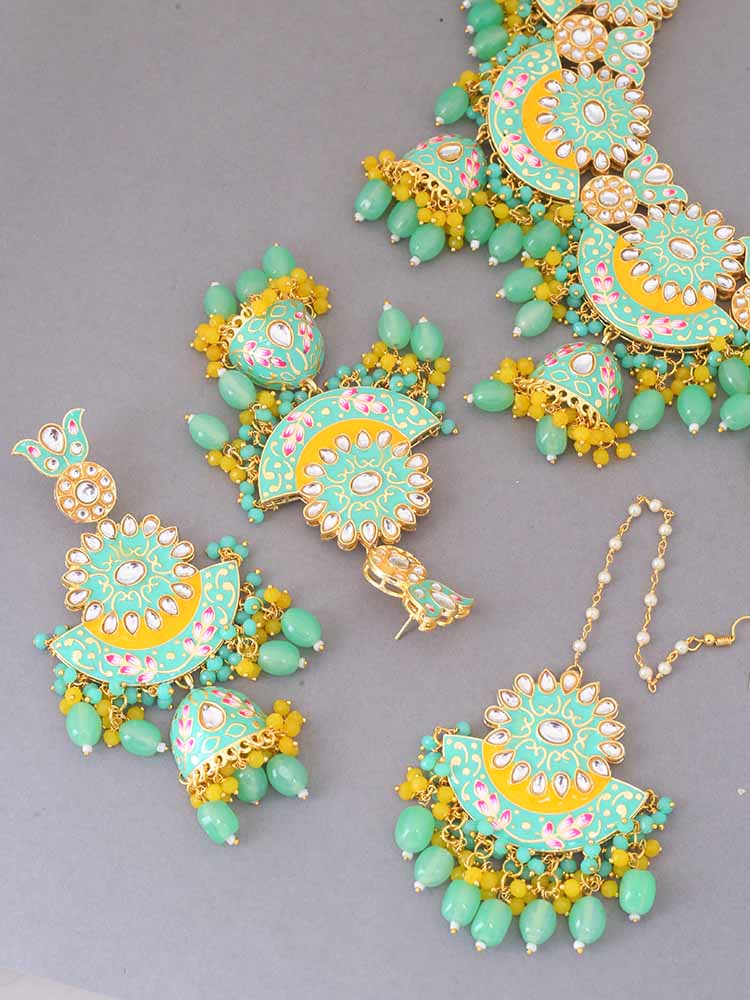 Mint Araliya Jewellery Set - Image 5